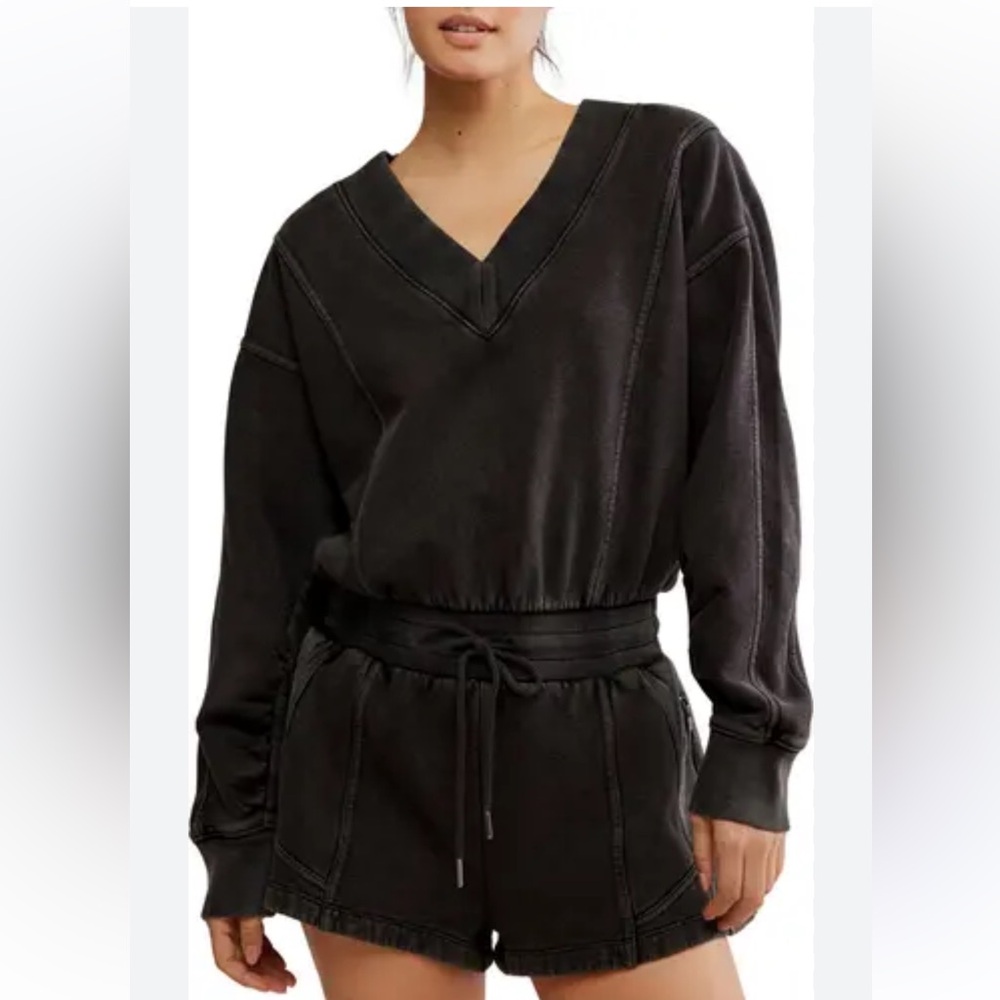 Free People Movement Intercept Romper Size M  NWOT